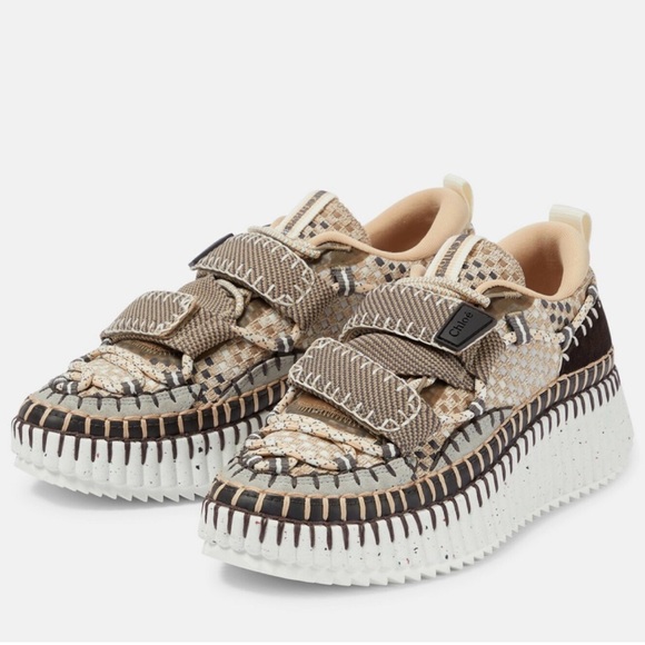 Chloe Shoes - Chloe Nama Slip-On Sneakers Size 40